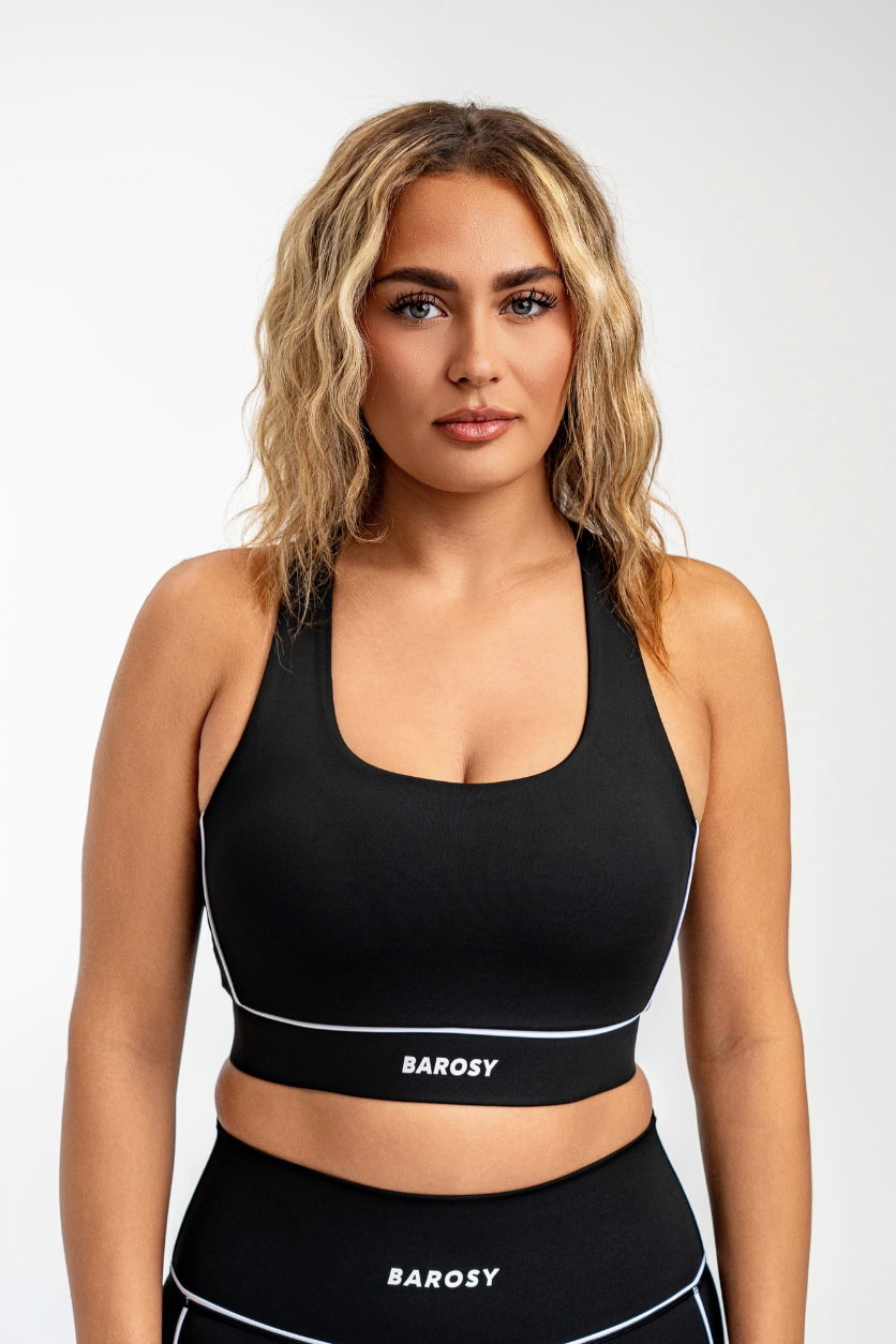 Barosy Women Sport Bra Black