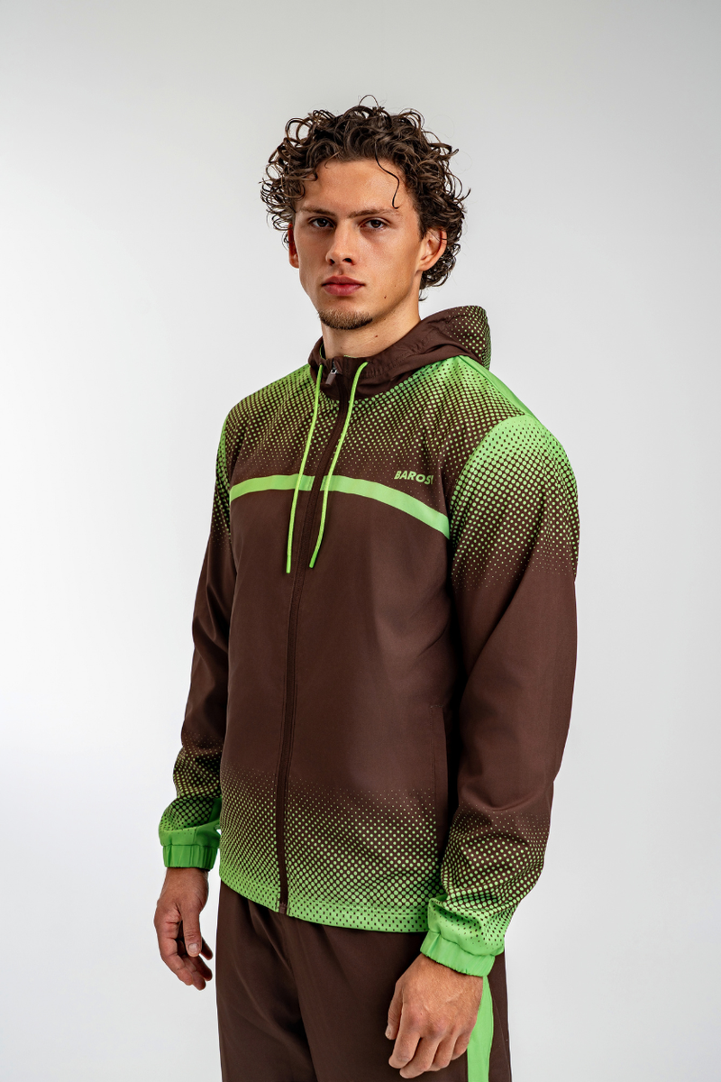 Barosy Tracksuit Vest Brown/green