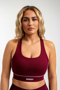Barosy Women Sport Bra Burgundy
