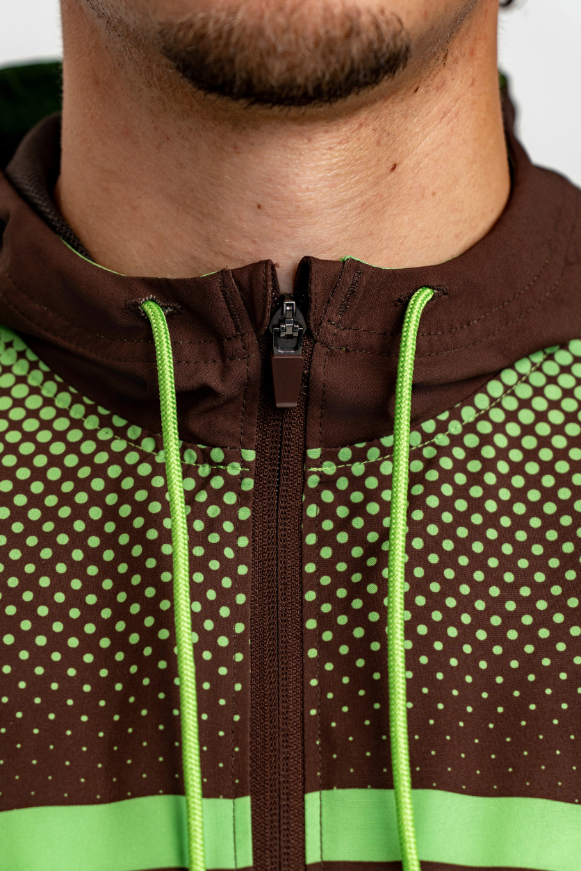 Barosy Tracksuit Vest Brown/green
