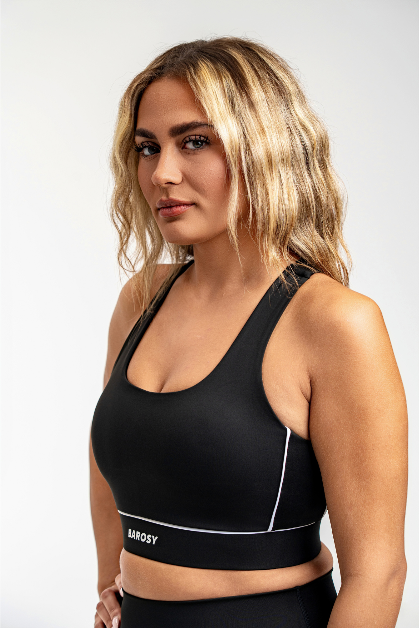 Barosy Women Sport Bra Black