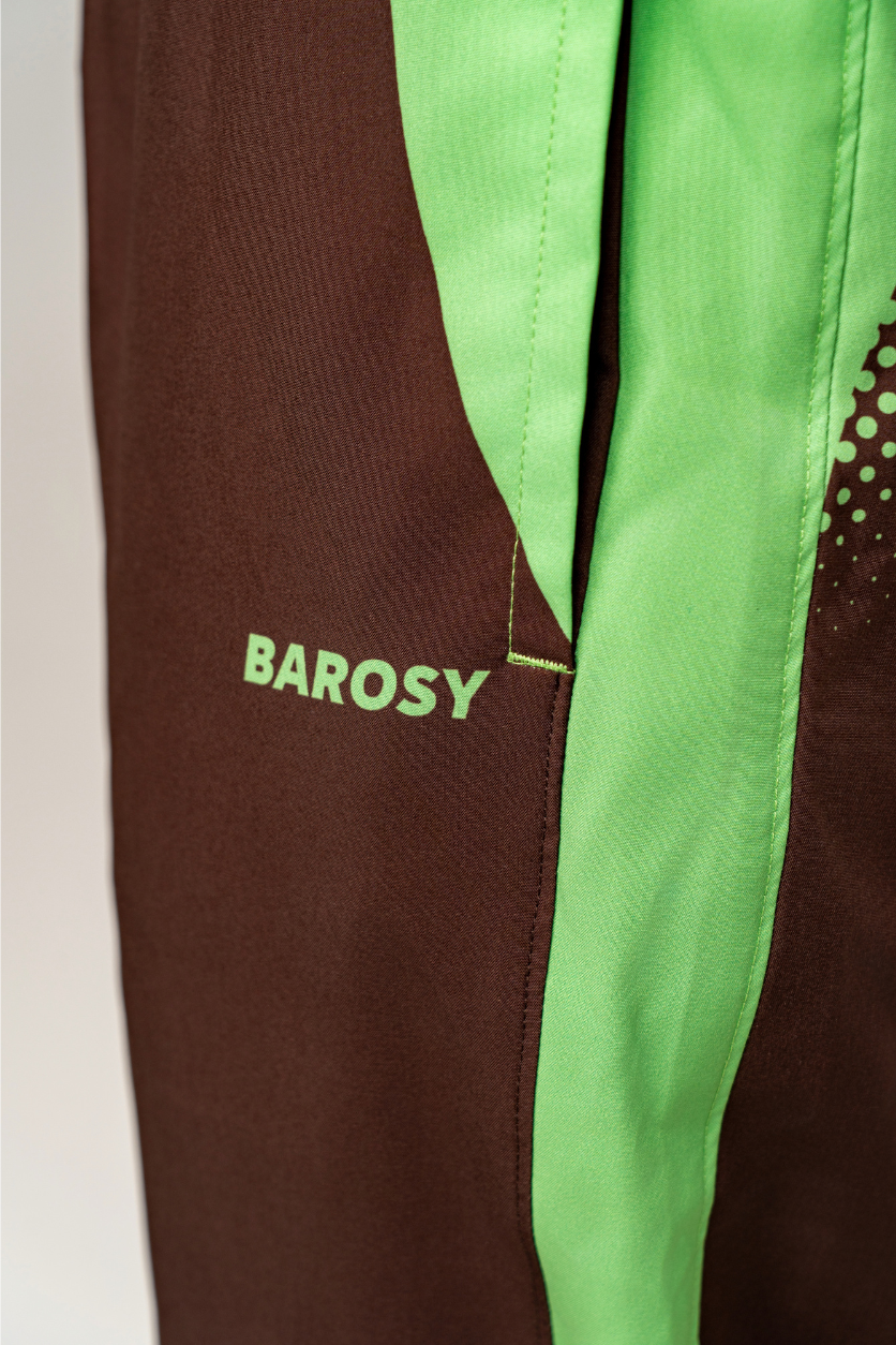 Barosy Tracksuit Broek Brown/green