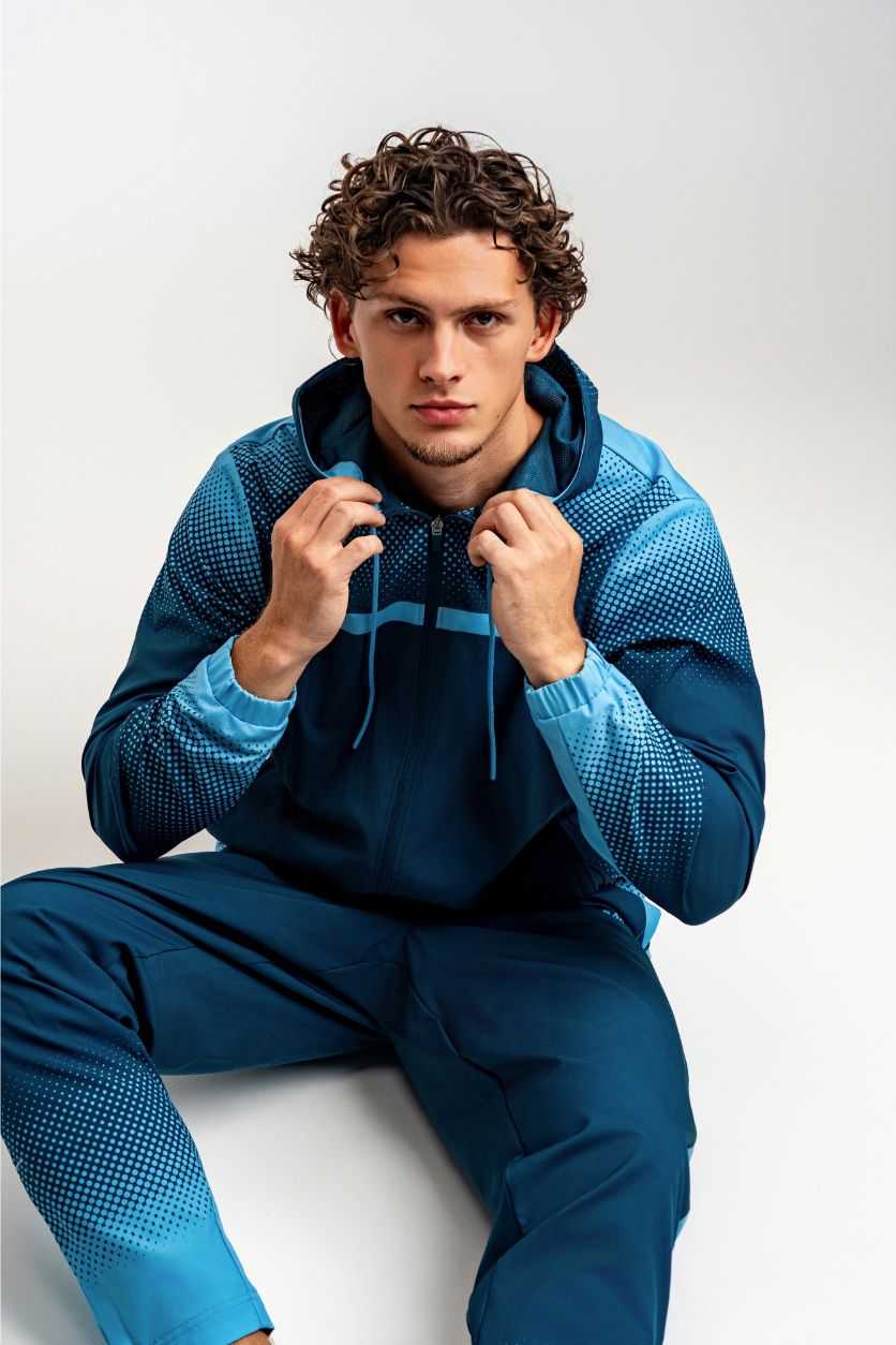 Barosy Tracksuit Vest Blue/light Blue